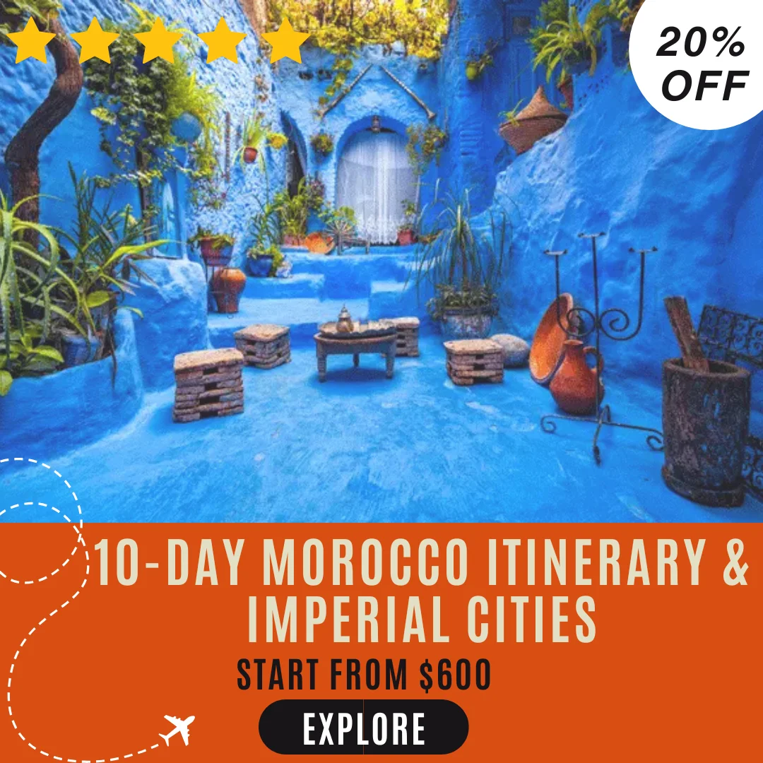 Sperimenta le migliori città dell&#39;itinerario e imperiale del Marocco di 10 giorni